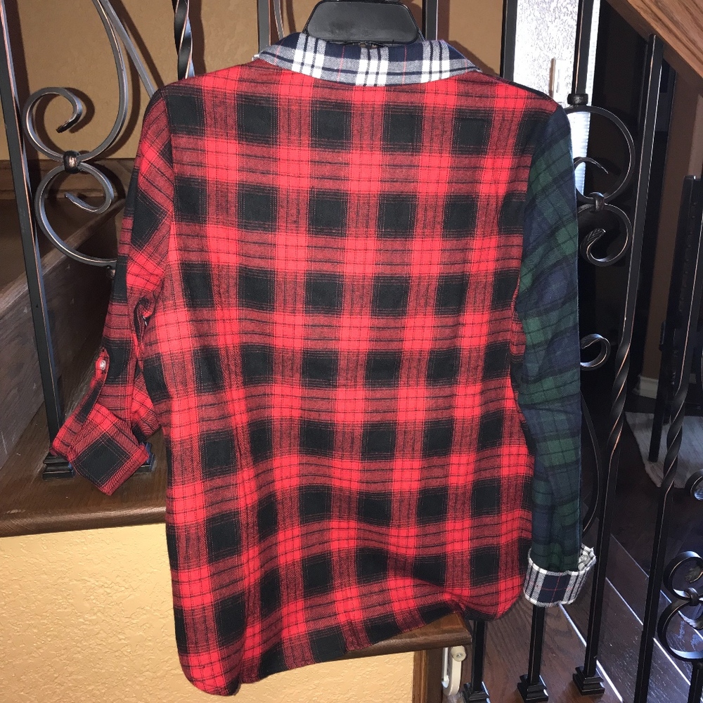 *Host Pick* NWT After Market Plaid Button Shirt - Picture 5 of 7